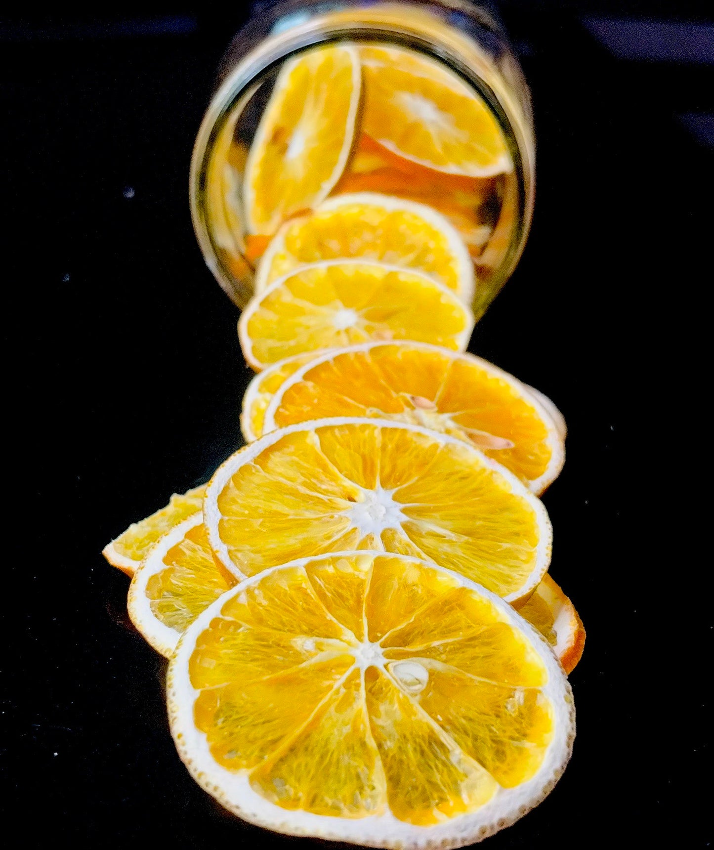 Bolsa extra grande de naranja deshidratada / Más de 70 piezas