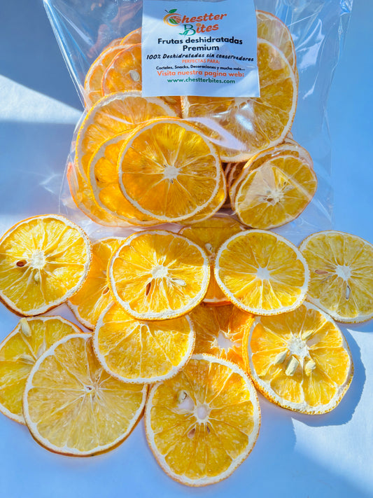 Bolsa chica de naranja deshidratada / 15 piezas