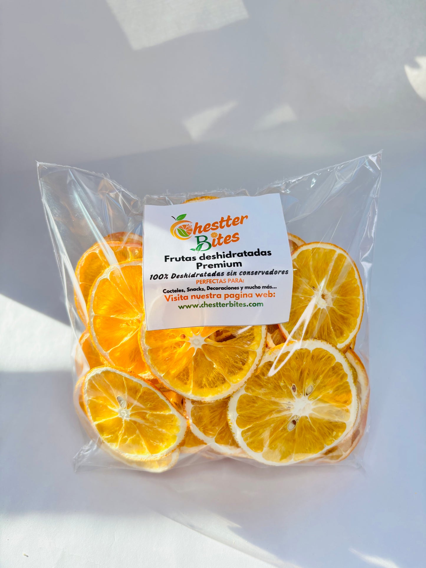 Bolsa grande de naranja deshidratada / Más de 40 piezas