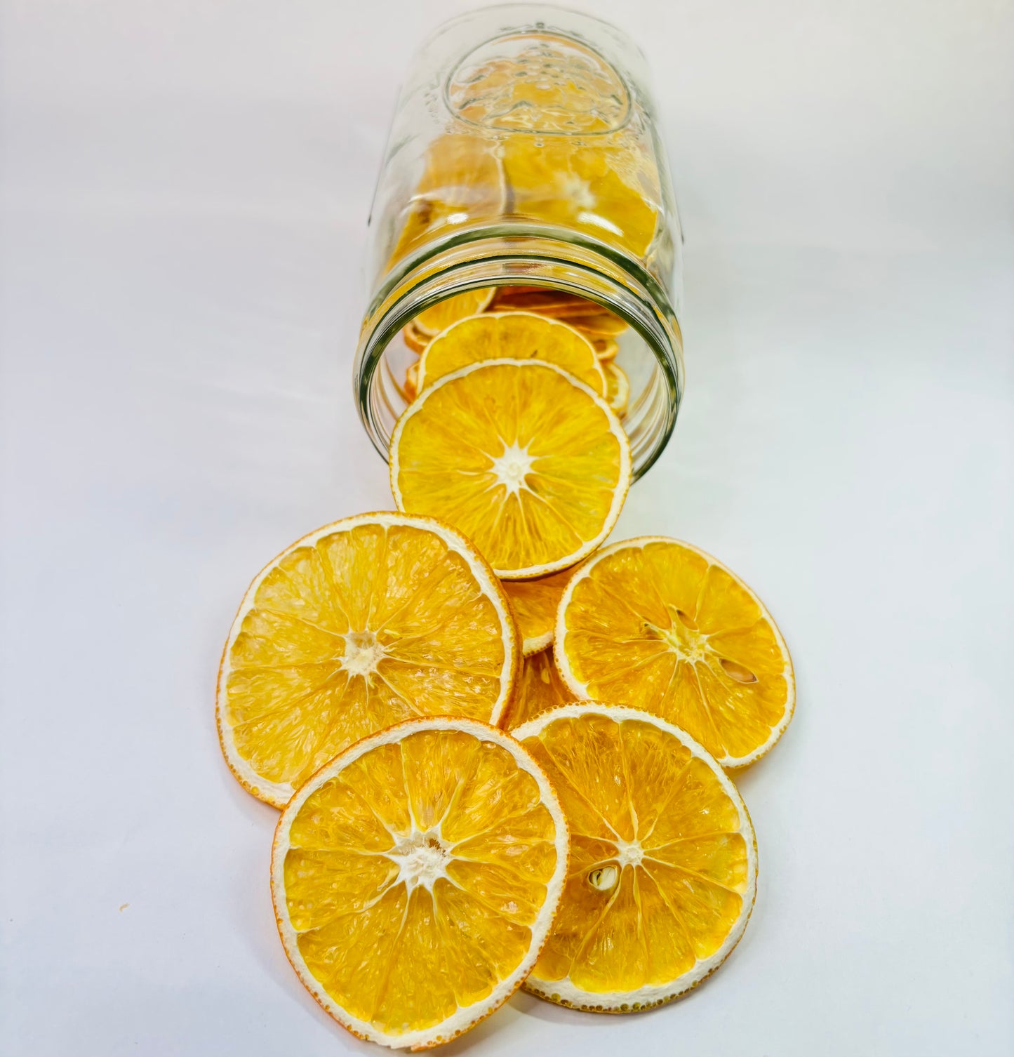 Bolsa extra grande de naranja deshidratada / Más de 70 piezas