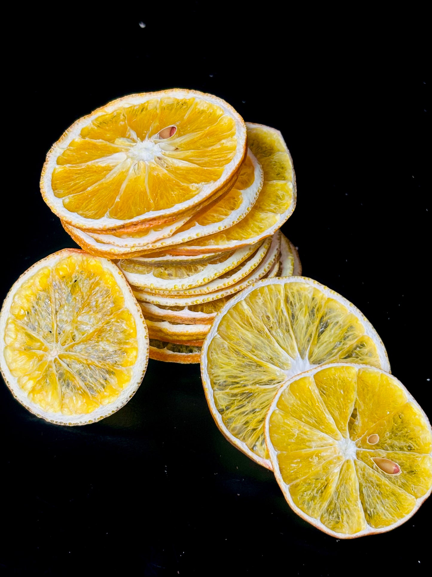 Bolsa extra grande de naranja deshidratada / Más de 70 piezas