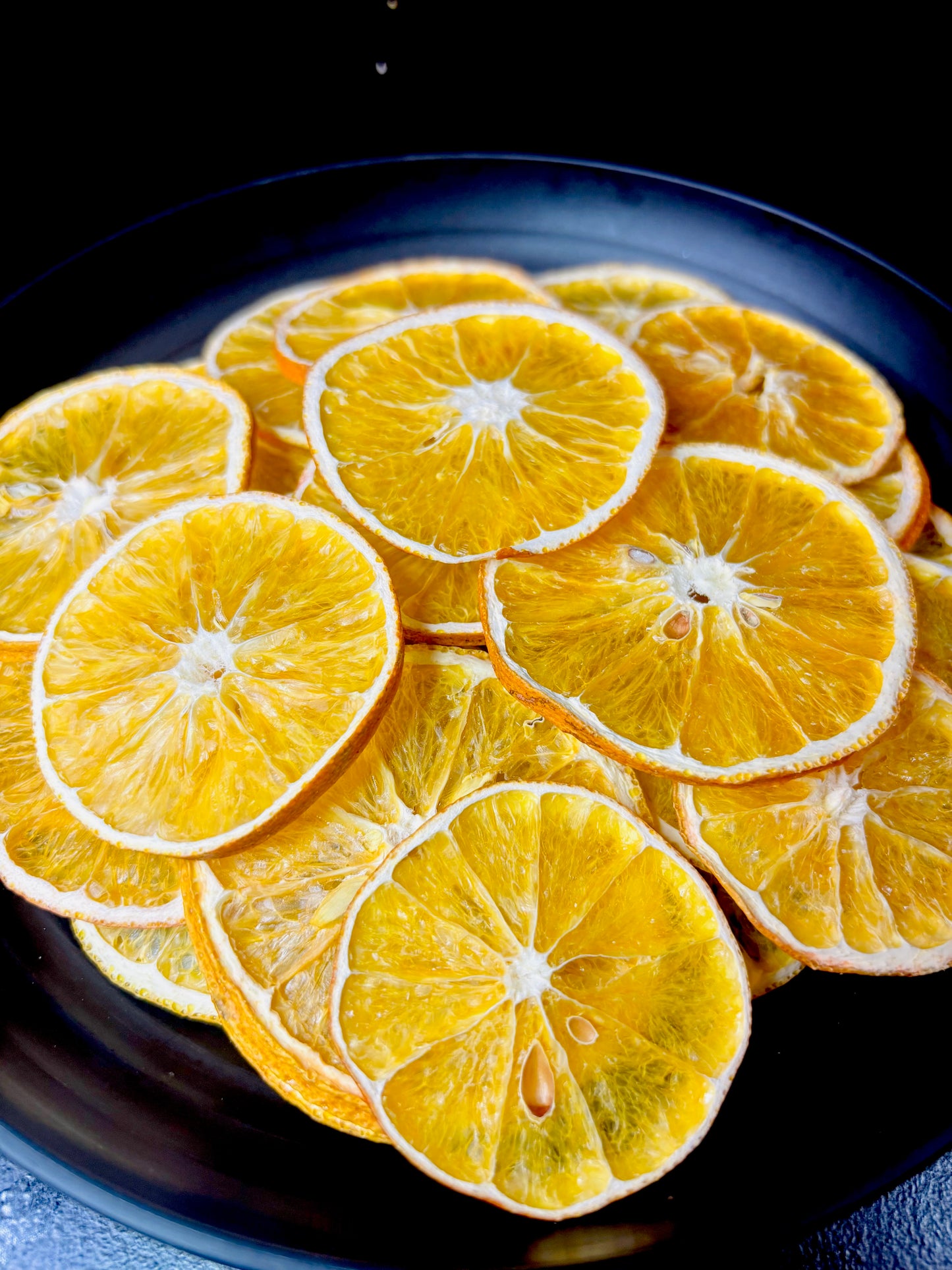 Bolsa extra grande de naranja deshidratada / Más de 70 piezas